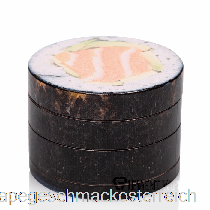 V Syndicate 2,5 Zoll 4-teiliger SharpShred Dine-In Grinder Sushi Roll Vape Geschmack